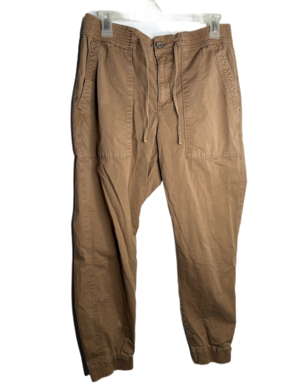 Denver Hayes Cotton Joggers in Brown Tan 10 - Picture 2 of 11
